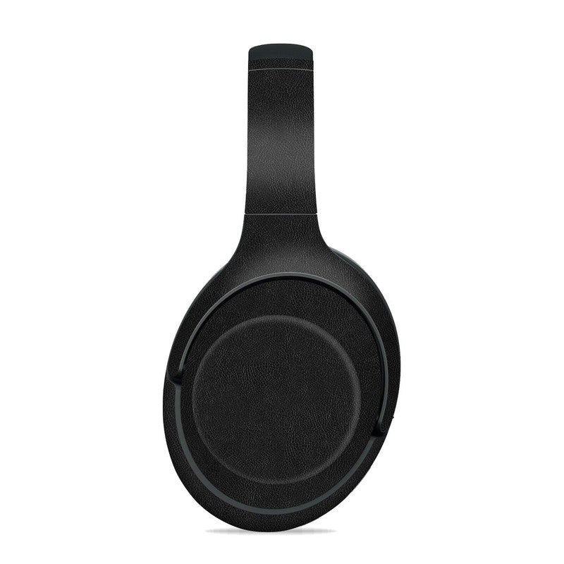 Black Leather Sony Headphone Skins WrapCart Skins