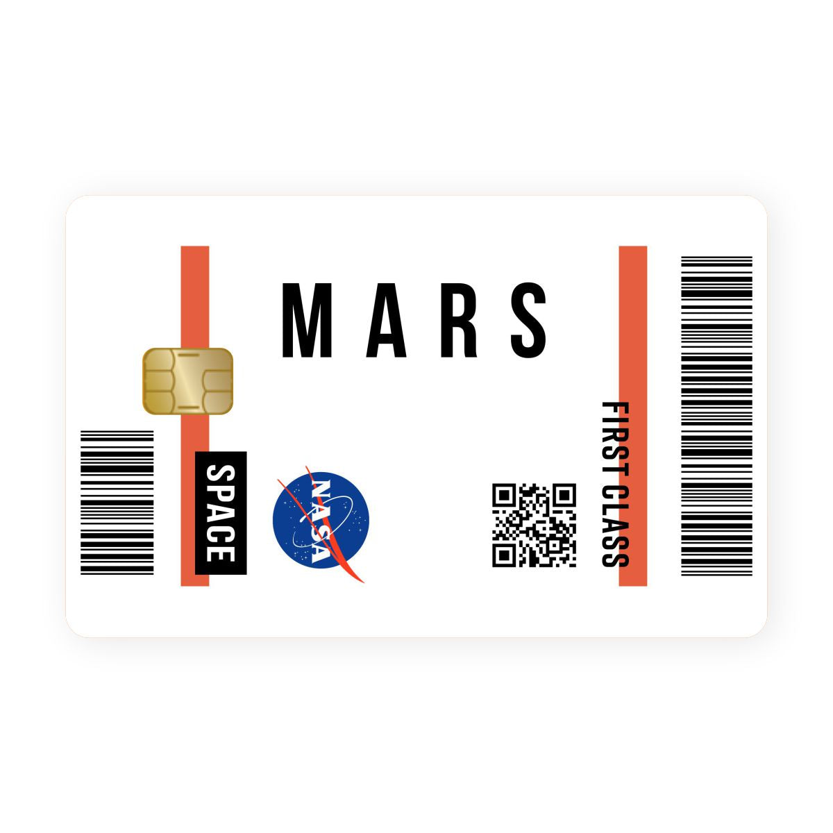 NASA Stickers Circle Shape Plastic keychain –