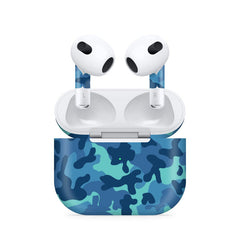 Airpods 4 Grove Blue Camo Skin