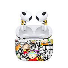 Airpods 4 GTA Abstract Skin