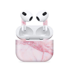 Airpods 4 Pink Marble Skin