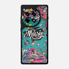 Music Lover Abstract Bumper Mobile Cover - WrapCart