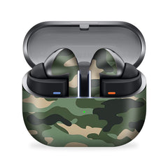 Dark Green Camo Galaxy Buds 3 Pro Skin