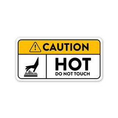 Hot Do Not Touch Car Sticker