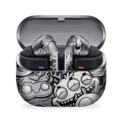 Doodle Monster Galaxy Buds 3 Pro Skin