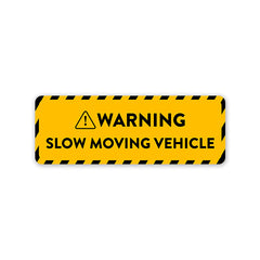 Slow Moving Vehicle Car Sticker