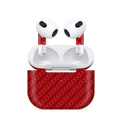 Airpods 4 Red Carbon Skin