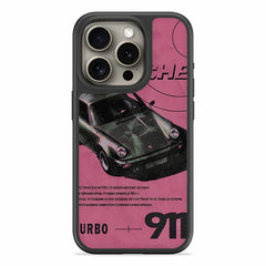 911 Turbo Themed 3D Cover for iPhone 15 