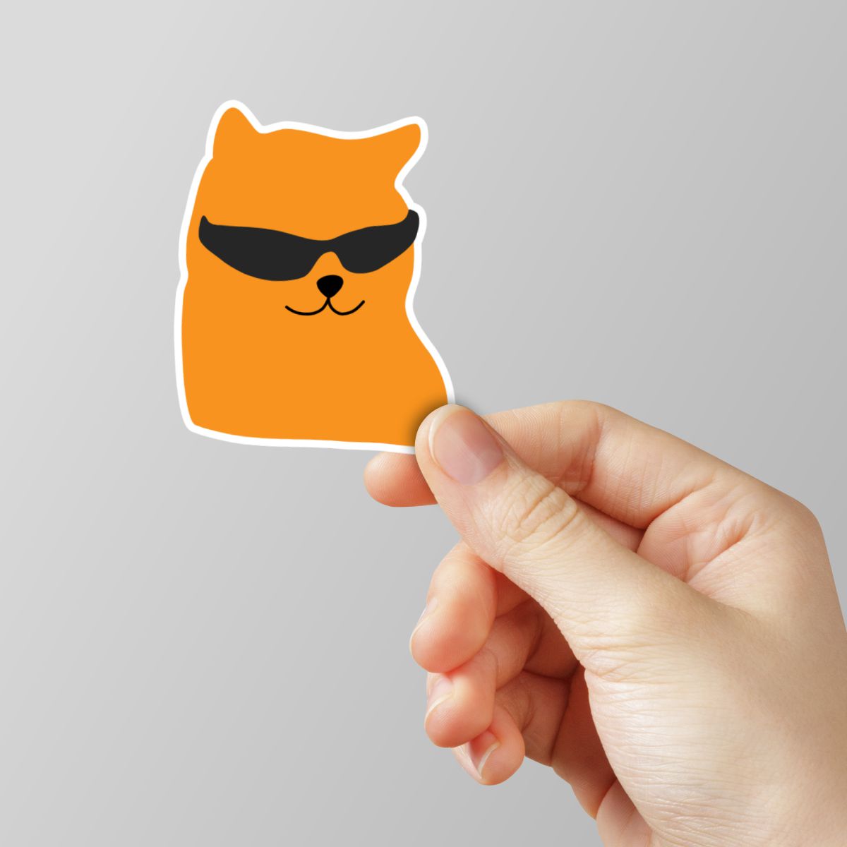 CAT with a SWAG Laptop Sticker – WrapCart Skins