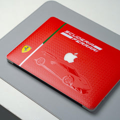 The Red Racer 3D Laptop Skins