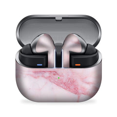 Pink Marble Galaxy Buds 3 Pro Skin