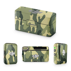 Green Camouflage DJI Mic Skin - WrapCart