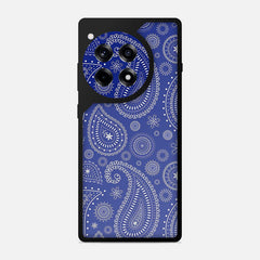 Blue Paisley Bumper Mobile Cover - WrapCart