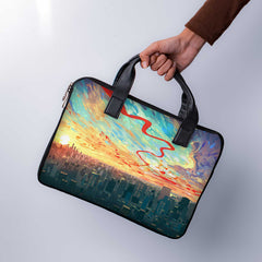 Brush Sky Laptop Sleeve With Handle - WrapCart