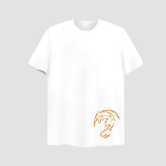 Charizard Embroidered White Oversize T Shirt