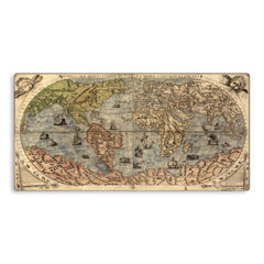 Ancient Map Tech Mat - Extra Large Mouse Pad