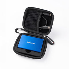 Samsung T7 and T7 Touch SSD Organizer - Blue Hard EVA Case