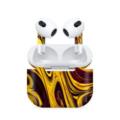 Airpods 4 Yellow Mercury Skin