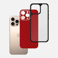 Red Carbon Bumper Mobile Cover - WrapCart