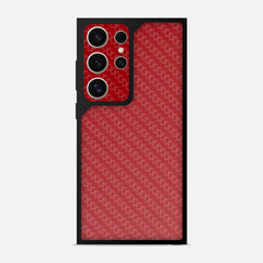 Red Carbon Bumper Mobile Cover - WrapCart