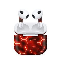 Airpods 4 Matrix Orange Skin