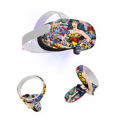 Wonder Woman Comic Meta Oculus Quest VR Skin