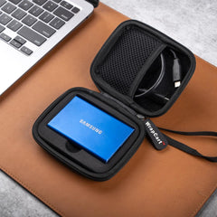 Samsung T7 and T7 Touch SSD Organizer - Blue Hard EVA Case