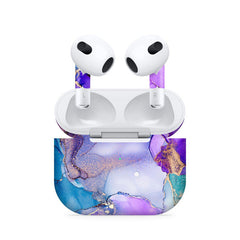 Airpods 4 Violet Galaxy Skin