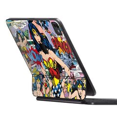 Wonder Woman Comic Ipad Magic Keyboard Skin