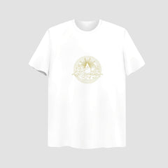 Heaven Embroidered White Oversize T Shirt