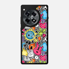 Music Pattern Art Mobile Bumper Cover