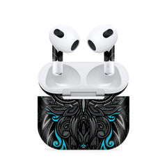 Classic Owl Blue Airpods 4 Skin