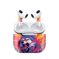 Colour Wolf Airpods 4 Skin