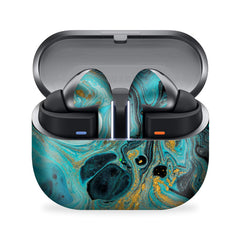 Blue Gold Galaxy Buds 3 Pro Skin