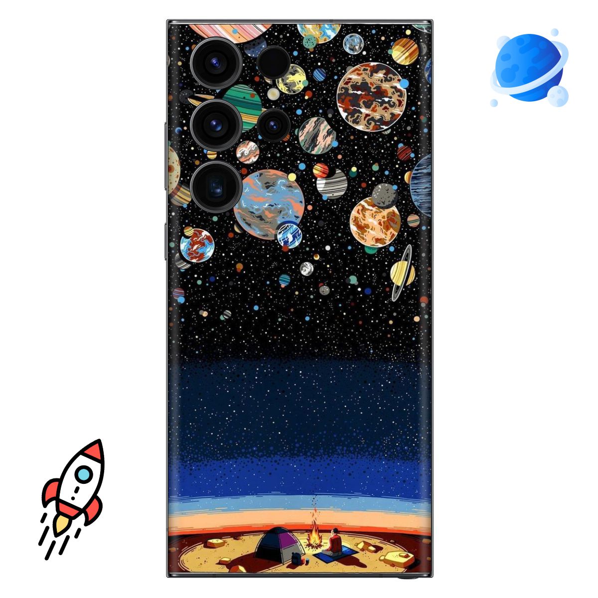 Planet In Space Mobile Wrap – WrapCart Skins
