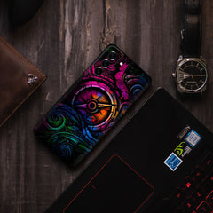 Dark Colored Compass Mobile Skin