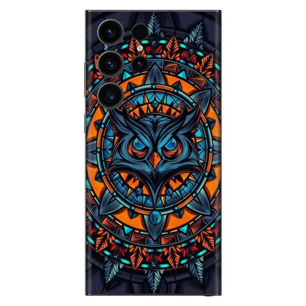 Mighty Owl Orange Mobile Wraps India – WrapCart Skins