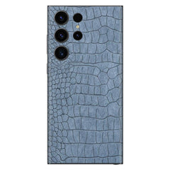 Surreal Blue 3M Leather Mobile Skin