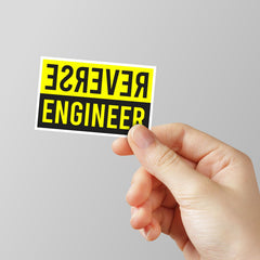 Reverse Engineer Laptop Sticker