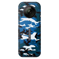 Dark Blue Camo Insta 360 Skin