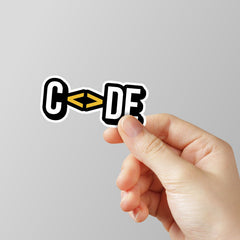 Coder Laptop Sticker