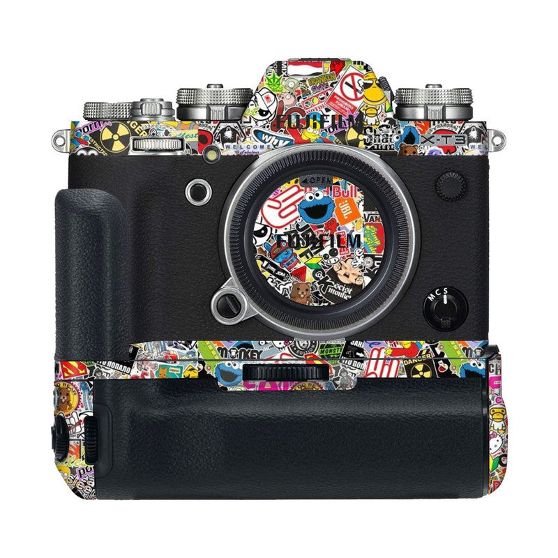 Patched Stickers Camera Skins – Wrapcart Skins