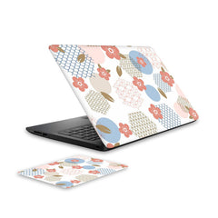 floral-art-3-laptop-skin-and-mouse-pad-combo WrapCart India