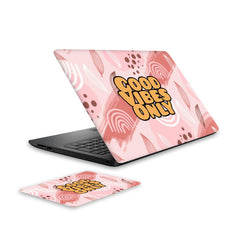 good-vibes-1-laptop-skin-and-mouse-pad-combo WrapCart India