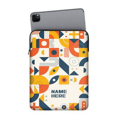 Abstract Column Custom Name iPad Sleeve