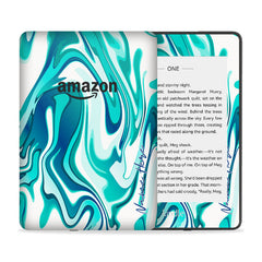 Green Coral Custom Name Skin For Kindle