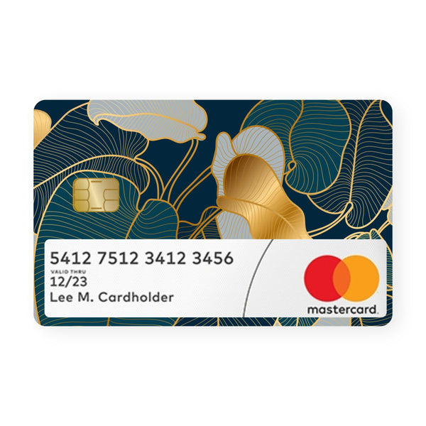 Gold Doodle - Debit & Credit Card Skin