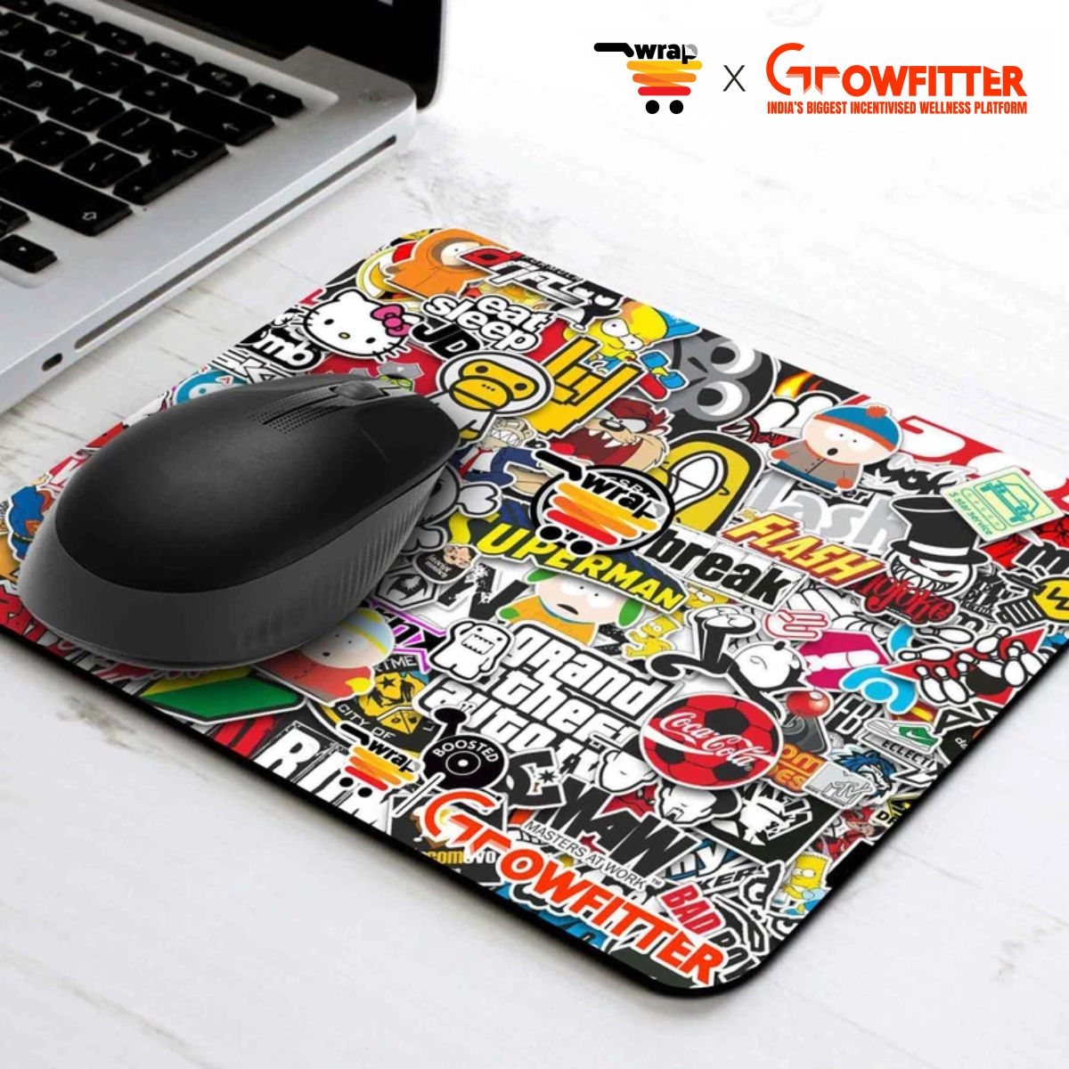 Fitness Mouse Pad India – WrapCart Skins